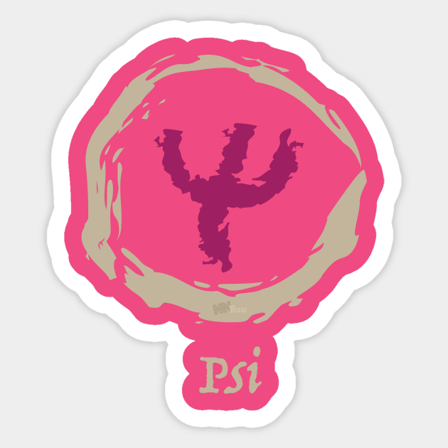 Greek Psi Sticker by NN Tease